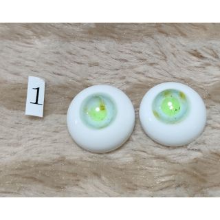 ①18mm/9mm グラスアイ ドール用　みどり(その他)