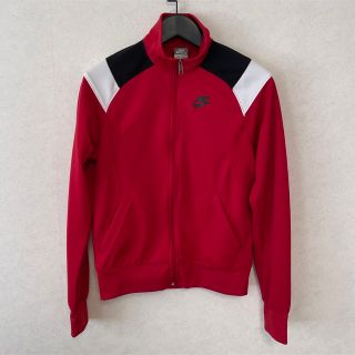 ナイキ(NIKE)のNIKE ジャージ レッド 赤 S 90s トラックジャケット(ジャージ)