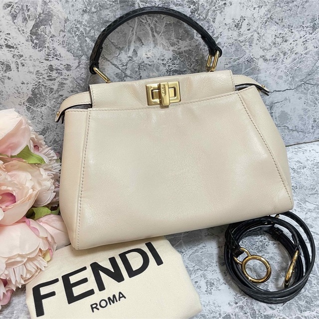 人気ショップ モンスター ミニ FENDI✩.*˚ピーカブー - FENDI ベージュ