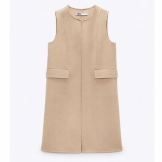 ザラ ロングベスト(ベージュ系)の通販 58点 | ZARAを買うならラクマ