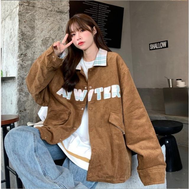 大きいサイズ レディース 秋 冬 アウター コート コーデュロイ 新品