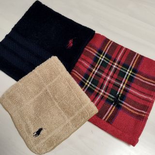 ラルフローレン(Ralph Lauren)の【本日のみ!最安値!】新品未使用☆ラルフローレン ハンカチ３点セット(ハンカチ)