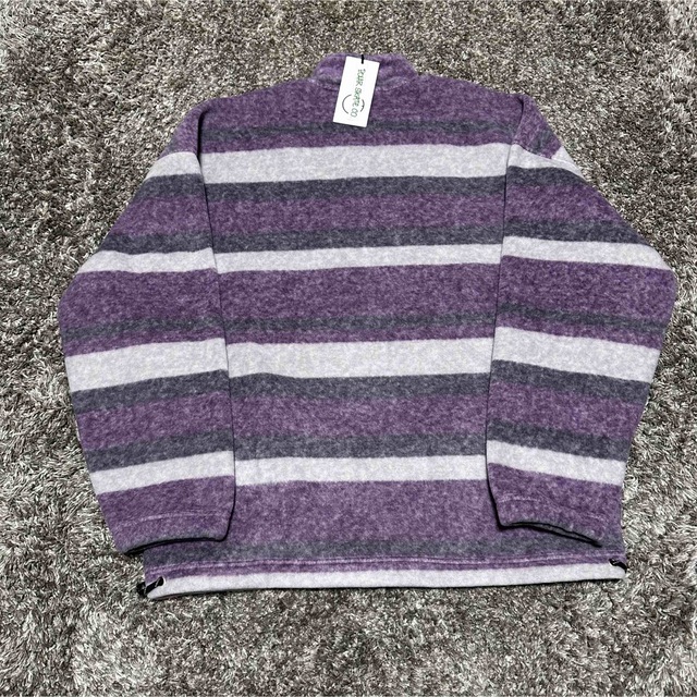 POLAR SKATE CO. / STRIPE FLEECE PULLOVER