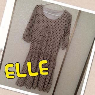 エル(ELLE)のELLE ワンピース♡(ひざ丈ワンピース)