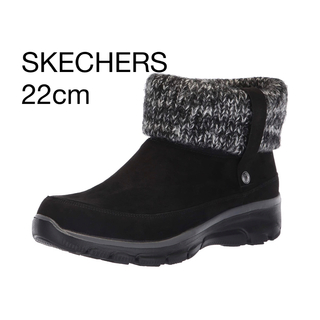スケッチャーズ(SKECHERS)のSKECHERS Easy Going ショートブーツ　ブラック　22cm(ブーツ)