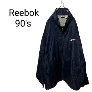 リーボック(Reebok)の【Reebok】90's ロゴ刺繍ナイロンジャケット A-399(ナイロンジャケット)