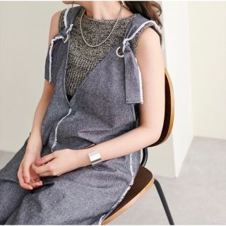 ナチュラルクチュール(natural couture)の新品 natural couture☆ストラップサロペット(サロペット/オーバーオール)