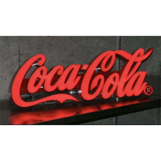 コカコーラ LED ロゴ レタリングサイン アメリカ ガレージ 公式直営店