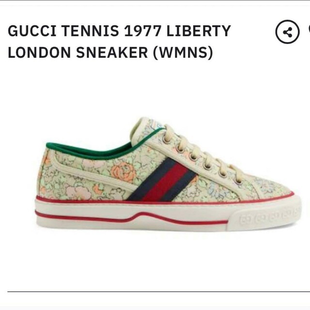 Gucci(グッチ)のGUCCI TENNIS 1977 LIBERTY LONDON SNEAKER レディースの靴/シューズ(スニーカー)の商品写真