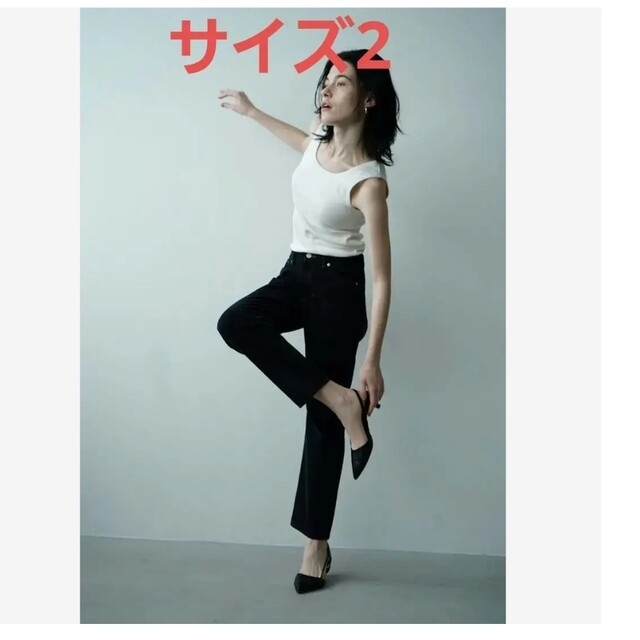 CLANE(クラネ)のクラネ　THUMB DENIM PANTS　デニム レディースのパンツ(デニム/ジーンズ)の商品写真