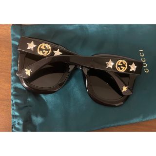今だけの限定プライス GUCCIサングラスGG0208S ゴールド キャットアイ