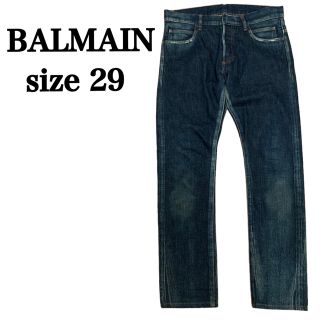 BALMAIN バルマン ダメージ加工 デニム ジーンズ 29パンツ