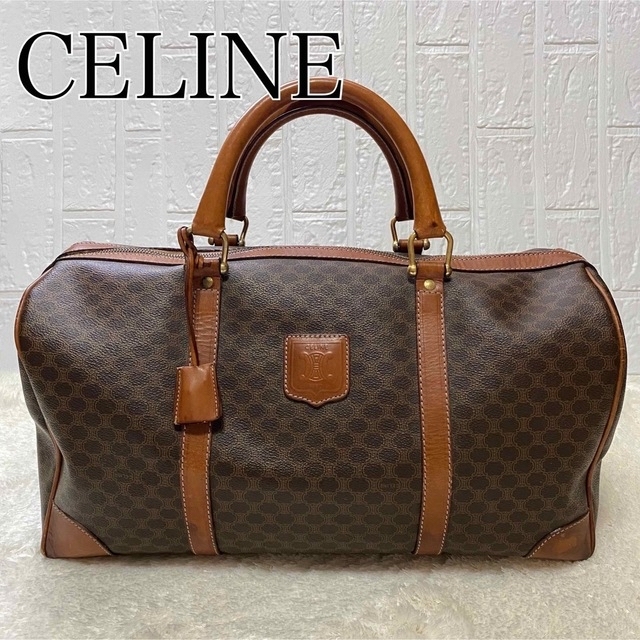 美品】OLD CELINE マカダム柄 トリオンフ ヴィンテージ 旅行 鍵付-