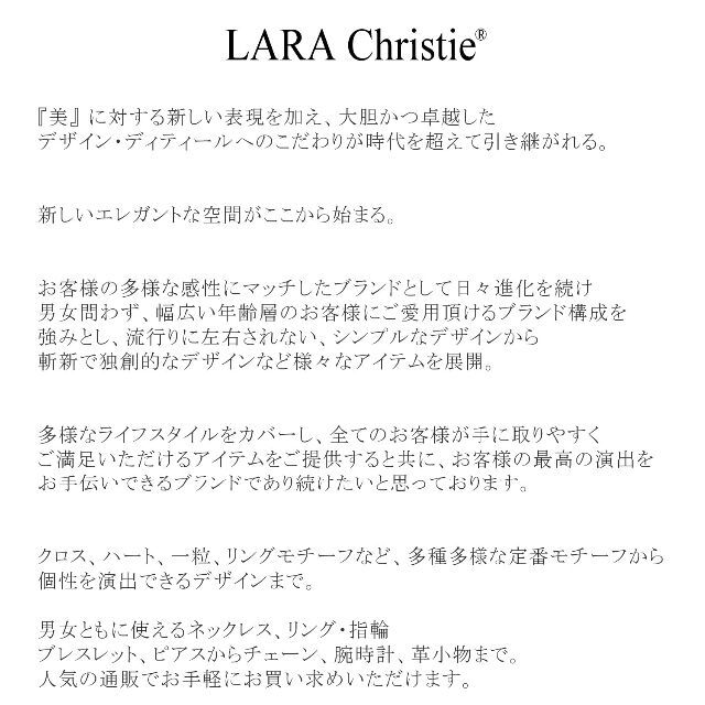 ララクリスティー LARA Christie メビウス ペアネックレス PAIの通販 ...