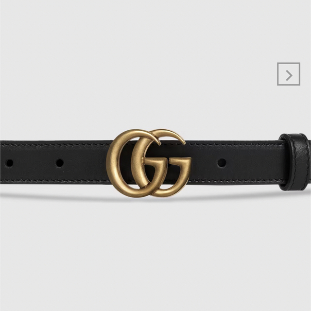 Gucci(グッチ)の【GUCCI】レザー ベルト（ダブルG バックル） レディースのファッション小物(ベルト)の商品写真