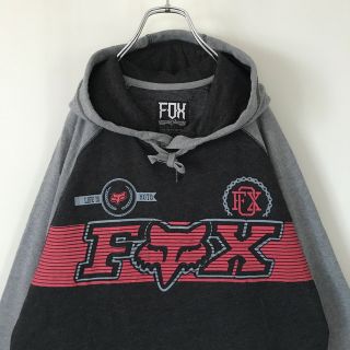 FOX MCMLXXIV★FOXレーシング★スウェットパーカー★ラグラン切替