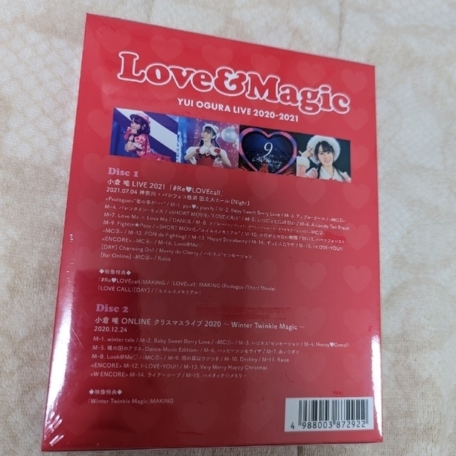 小倉唯 love magic blu-ray 未開封 アニメイト 特典付き