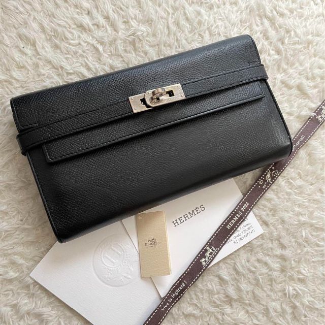 美品】238 HERMES エルメス ケリーウォレット ロング 長財布