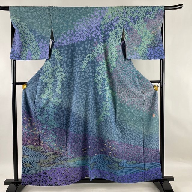 祝開店!大放出セール開催中 訪問着 美品 逸品 身丈159.5cm 裄丈68cm 正絹 【中古】 着物 祝開店!大放出セール開催中 訪問着 美品 逸品 身丈159.5cm 裄丈68cm 正絹 【中古】 着物