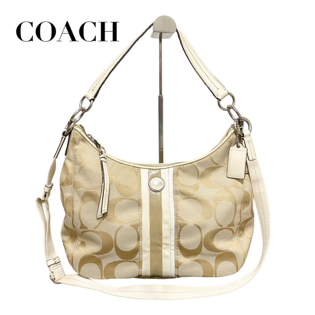 COACH(コーチ)の【コーチ】2wayバッグ ベージュ レディースのバッグ(トートバッグ)の商品写真