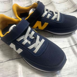 ニューバランス(New Balance)のニューバランス  キッズ　スニーカー　ネイビー　21.5 新品(スニーカー)