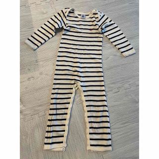 プチバトー(PETIT BATEAU)のミルキー様専用【美品】プチバトー　ロンパース(ロンパース)