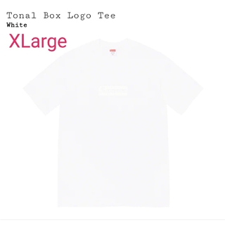 Supreme Tonal Box Logo Tee White XL