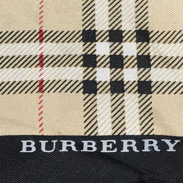 BURBERRY(バーバリー)のバーバリー ロンドンチェック柄シルクスカーフ レディースのファッション小物(バンダナ/スカーフ)の商品写真
