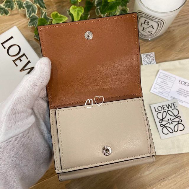 ロエベ トライフォールド ウォレット ミニ財布 LOEWE