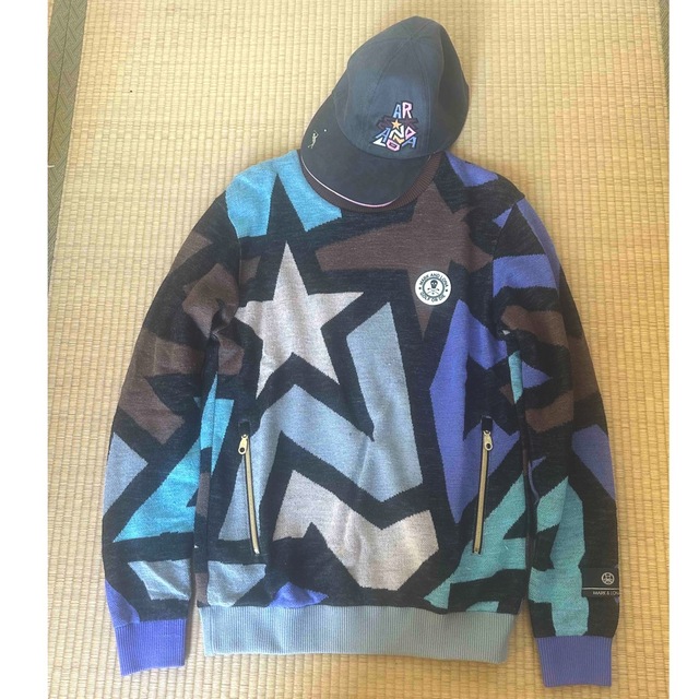 MARK&LONA(マークアンドロナ)のMARK AND LONA CrewSweater size46 CAP スポーツ/アウトドアのゴルフ(ウエア)の商品写真