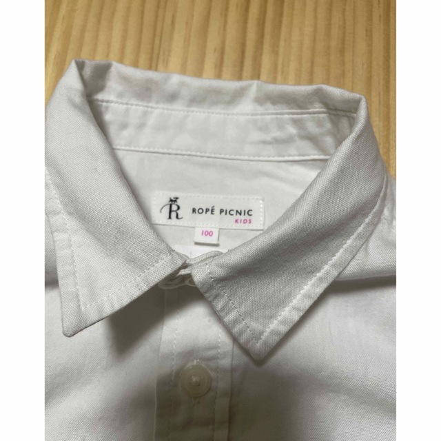 Rope' Picnic(ロペピクニック)のロペピクニック　ワイシャツ　100 キッズ/ベビー/マタニティのキッズ服女の子用(90cm~)(Tシャツ/カットソー)の商品写真
