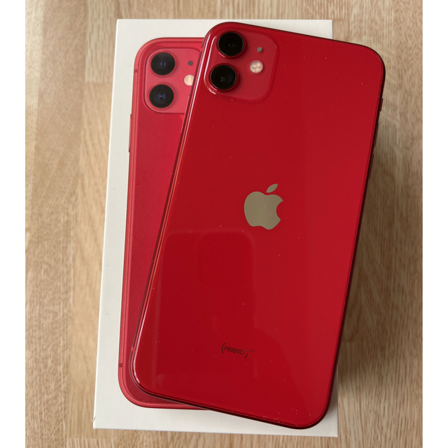iPhone 11 (PRODUCT)RED 256 GB SIMフリー-