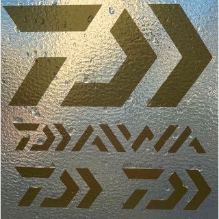 ダイワ カッティングステッカー ゴールド 超防水　4枚セット(その他)