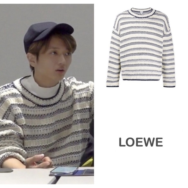 国内発送】 LOEWE - 着用 西島隆弘 Nissy ニット ボーダー LOEWE