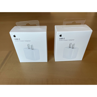アップル(Apple)のAPPLE USB-C電源アダプタ 純正品　2個(変圧器/アダプター)