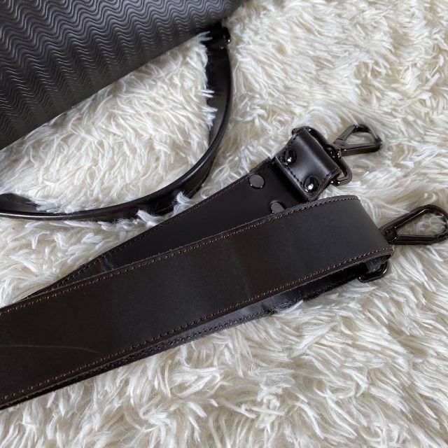 ザネラート カシミヤブランディーン ポスティーナ L ダークブラウン 型
