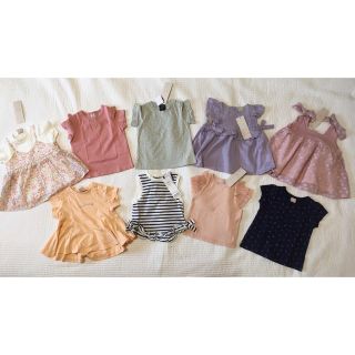 petit main - プティマイン ワンピ トップス 80 まとめ 春 夏の通販 by