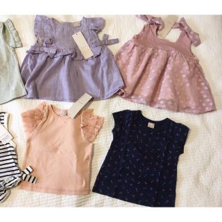petit main - プティマイン ワンピ トップス 80 まとめ 春 夏の通販 by