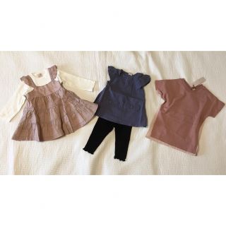 petit main - プティマイン ワンピ トップス 80 まとめ 春 夏の通販 by