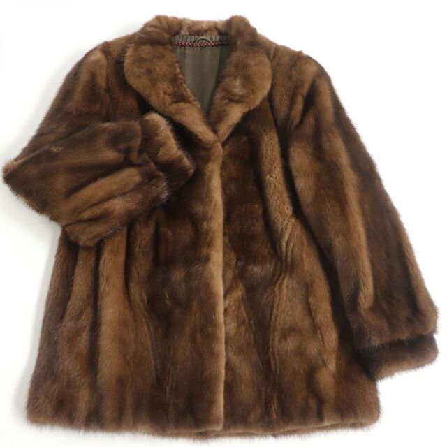 毛並み極美品☆SAGAMINK サガミンク MINK ミンク 本毛皮コート