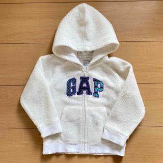 ベビーギャップ(babyGAP)のbaby Gap 90 フリース パーカー GAPロゴ(ジャケット/上着)