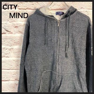 CITY MIND パーカー　ジップパーカー メンズ　[ L ](パーカー)