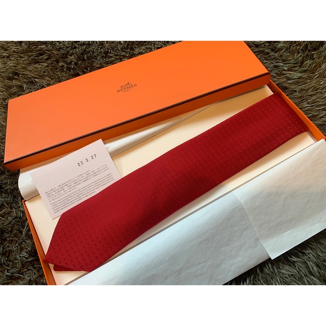 【HERMES】新品、未使用、エルメス　ネクタイ