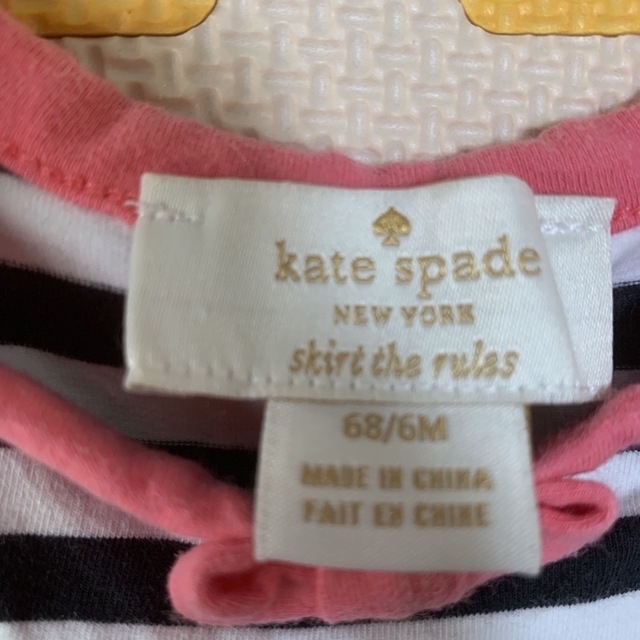 kate spade new york(ケイトスペードニューヨーク)のケイトスペード　ワンピース  6M 70センチ キッズ/ベビー/マタニティのベビー服(~85cm)(ワンピース)の商品写真
