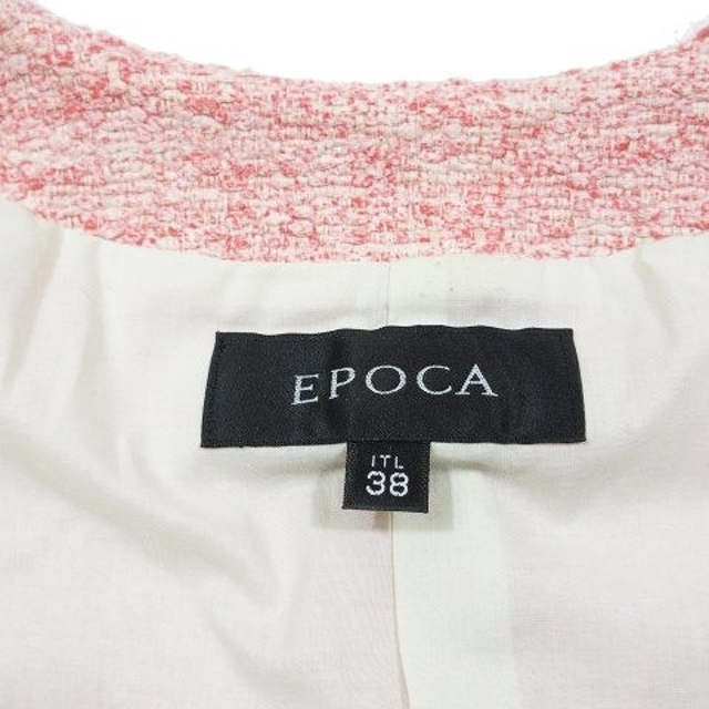 EPOCA(エポカ)のエポカ EPOCA ツイード ノーカラージャケット ブルゾン ショート丈 レディースのジャケット/アウター(その他)の商品写真