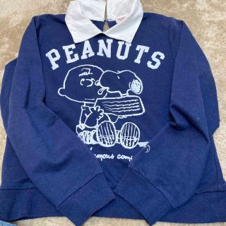 ピーナッツ(PEANUTS)のスヌーピー ピーナッツ 薄手 トレーナー 140(Tシャツ/カットソー)