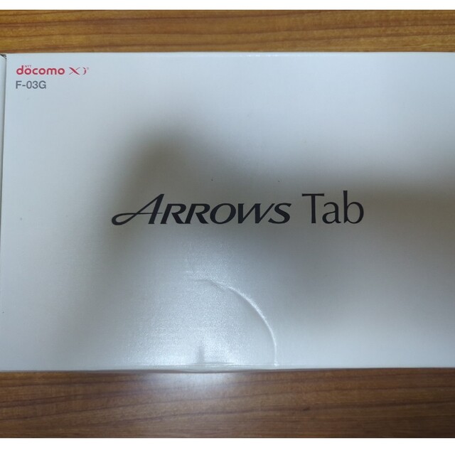 FUJITSU ARROWS Tab F-03G White  アダプター付