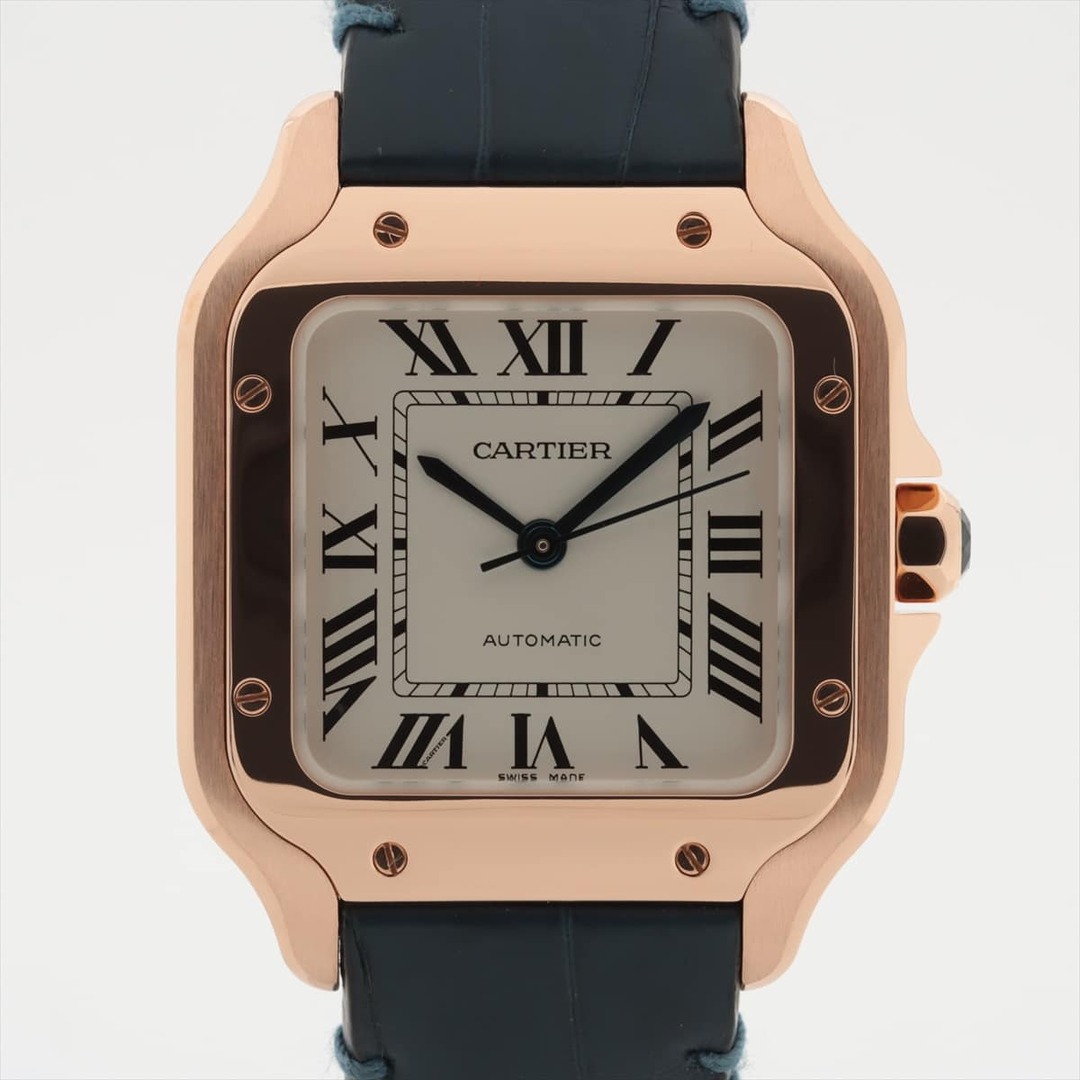 Cartier - カルティエ サントスドゥカルティエ PG×革   ユニセックス 腕時計