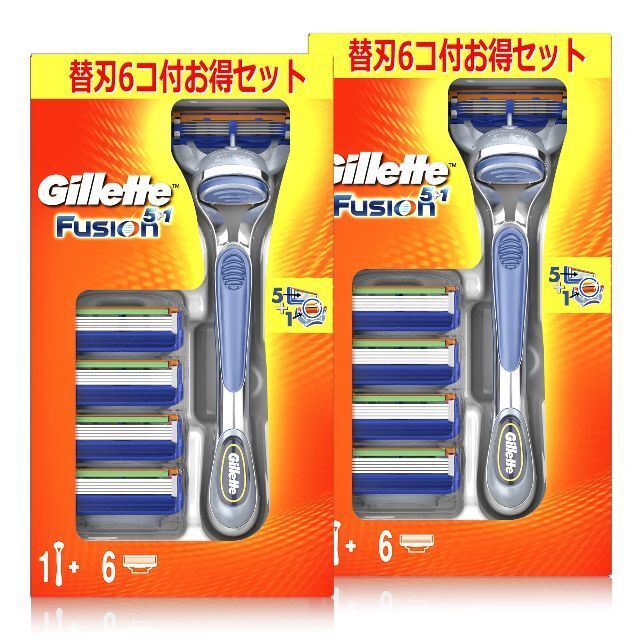 【パターン名（種類）:本体2個+替刃12個】ジレット フュージョン マニュアル