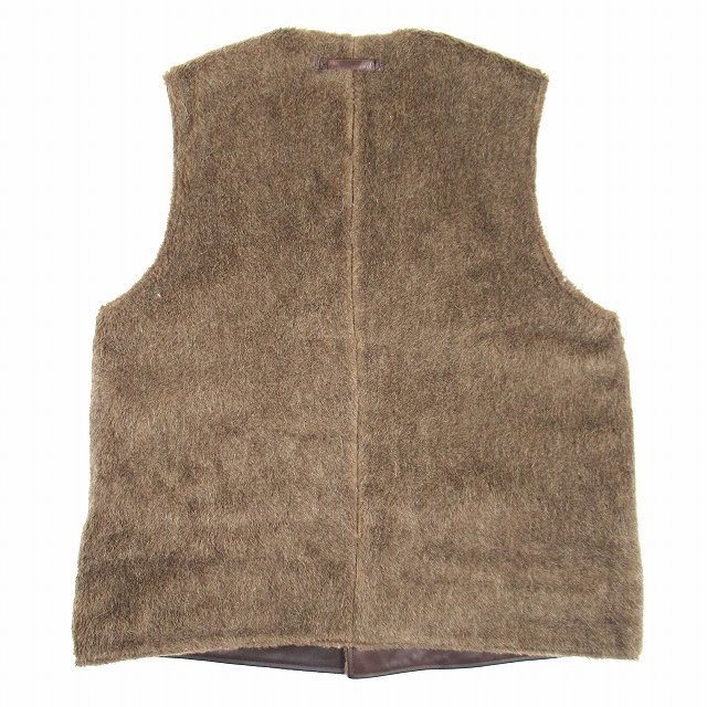 21AW ナイジェルケーボン レザー ジャーキン ベスト 21AW ナイジェルケーボン レザー ジャーキン ベスト